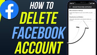 How To Permanently Delete Facebook Account [upl. by Arykahs]