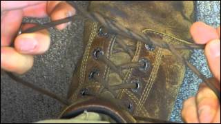 How to Tie Boot Laces quotTOP SECRETquot Technique Classified [upl. by Moorefield]