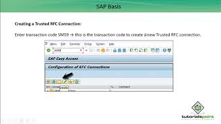 SAP Basis  Creating Trusted RFC Connection [upl. by Whiteley167]