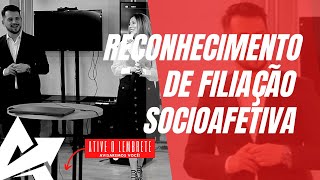 DIREITO DE FAMÍLIA Reconhecimento de filiação socioafetiva [upl. by Eirallih]