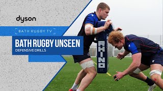 BATH RUGBY UNSEEN  Defensive drills [upl. by Ioved]