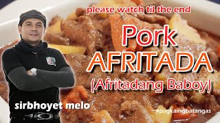 Pork Afritada [upl. by Verbenia]