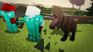 Surviving Dinosaurs in Minecraft [upl. by Ahcsropal]