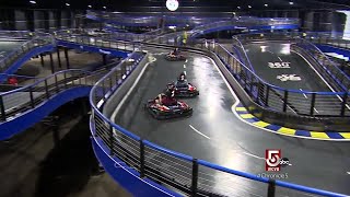 Get rev’d up at the worlds largest indoor gokart track [upl. by Anitsirk]