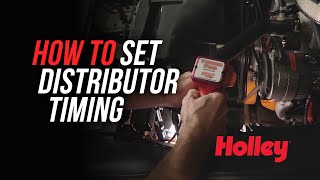 How To Set Timing Ignition Timing With A Distributor [upl. by Relyuhcs170]