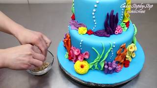 Cool Birthday Cake Idea by Cakes StepbyStep [upl. by Jonis]