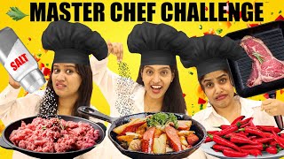 MASTERCHEF COOKING CHALLENGE 🤩  ചിരിച്ചു ചാവും 😂 WEIRD INGREDIENTS 🤢  PULLOTHI [upl. by Eceirehs]