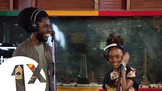 Chronixx amp Koffee  Real Rock Riddim  1Xtra in Jamaica [upl. by Aelaza]