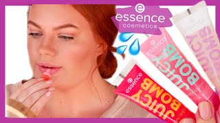 Essence JUICY BOMB Lip gloss Review  Essence Cosmetics 2021 [upl. by Lebam]