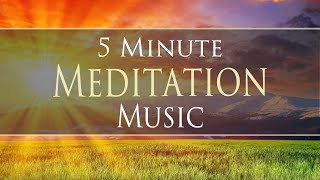 5 Minute Meditation Music  with Earth Resonance Frequency for Deeper Relaxation [upl. by Nisotawulo]