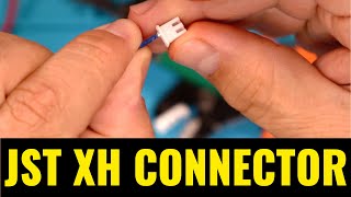 HOW TO CRIMP A JST XH CONNECTOR  SIMPLE VIDEO DEMONSTRATION ON HOW I CRIMP JST XH CONNECTORS [upl. by Dyun]