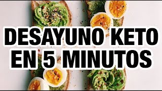 🍳☕️ DESAYUNO KETO EN 5 MINUTOS  KETO BREAKFAST  Manu Echeverri [upl. by Auburta]