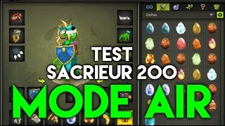 Test Sacrieur 200 MODE AIR  DOFUS [upl. by Alsi563]