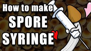 How to Make a Spore Syringe from Spore Print [upl. by Sammy]