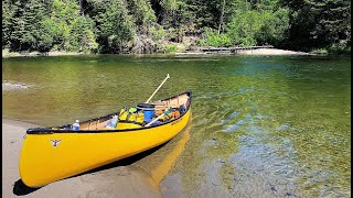 6 Day Wilderness Canoe Camping Trip on a Beautiful River [upl. by Wareing]