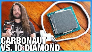 Thermal Grizzly Carbonaut Review vs IC Diamond Thermal Pad amp Thermal Paste Benchmarks [upl. by Atinat]