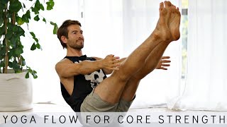 Yoga Flow For Core Strength Vinyasa  Tim Senesi Yoga [upl. by Drahsir713]