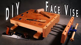 DIY  Mini Work BenchFace Vise For Small Shops [upl. by Ylrad]