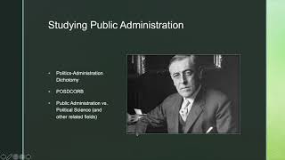 The Study of Public Administration [upl. by Leinahtan532]