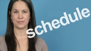 How to Pronounce Schedule  American English [upl. by Jews]