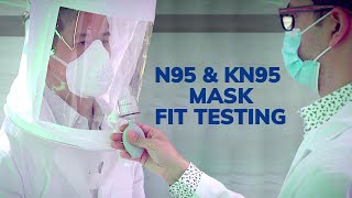 N95 and KN95 Mask Fit Testing with OSHA Protocol [upl. by Orferd361]