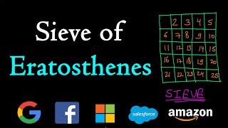 Sieve of eratosthenes [upl. by Enilemme]