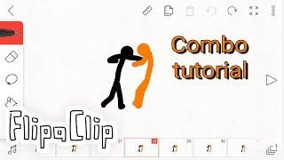 How to animate a Stick fight combo on FlipaClip [upl. by Yak]