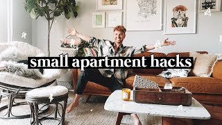 10 SMALL APARTMENT DECORATING TIPS  HACKS  Lone Fox [upl. by Vidal]