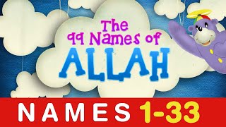 Learn the 99 Names of ALLAH with Zaky 1 to 33 [upl. by Pomona]