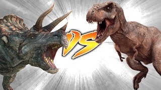 Triceratops VS Trex Who Would Win [upl. by Pelagi]