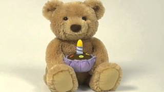 Happy Birthday Bear Singing Teddy Bear [upl. by Truelove]