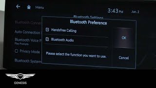 Pairing Your Bluetooth Device  Genesis GV70  HowTo  Genesis USA [upl. by Ardaid]