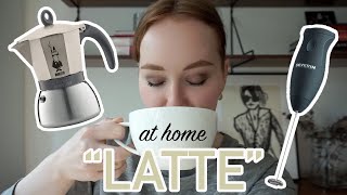 HOW TO MAKE A quotLATTEquot AT HOME moka pot  frother [upl. by Krystin585]