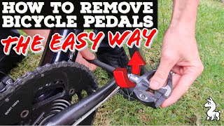 How To Remove Bicycle Pedals  The EASY Way [upl. by Gonzales18]