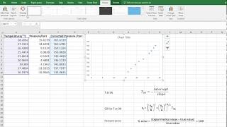 Using Excel for gas law calculations [upl. by Alisan]