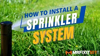 How to Install a Sprinkler System  A DIY Guide [upl. by Ecirtael169]