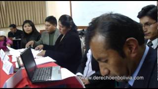 Derecho Bolivia Audiencia de Medidas Cautelares Parte I [upl. by Lamb438]