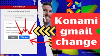 How to change email on efootball 2025  Konami email change 2025 [upl. by Noswal733]