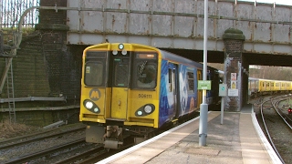 Half an Hour at 216  Birkenhead North Station 1022017  Class 507 508 terminus [upl. by Eddina]