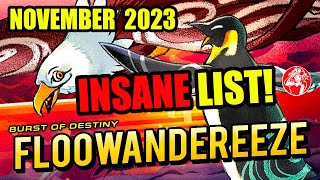 UPDATED LIST Floowandereeze Deck Profile  November 2023  YUGIOH [upl. by Knudson]