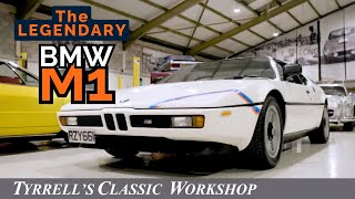 BMW M1  the Munich Masterpiece with a little help from Lamborghini  Tyrrells Classic Workshop [upl. by Leupold]