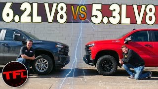 Do You Really Need The BIG V8 2020 Chevy Silverado 53 vs 62 060 MPH Shootout [upl. by Pallaten]