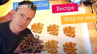 Crunchy honey tree tuiles [upl. by Eelloh]