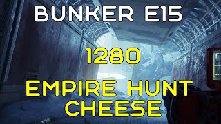 Bunker E15 Master Lost Sector 1280 Cheese Hunter [upl. by Mcculloch]