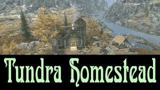 Skyrim SE Tundra Homestead Creation Club Player Home Review [upl. by Necyla]