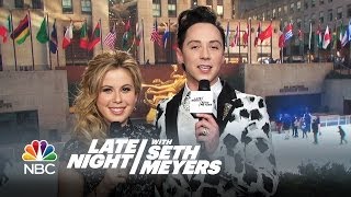 Tara Lipinski amp Johnny Weir  What Olympians Wear To Work  Connie Cam  Refinery29 [upl. by Moynahan952]