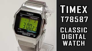 Timex T78587 classic digital watch reviewmanual 237 timex gedmislaguna [upl. by Otrebmal]