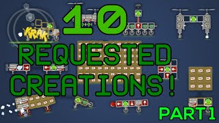 Bad Piggies 10 Requested Creations  PART 1 [upl. by Nelson]