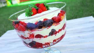 Trifle recipe  Sweet and delicious dessert [upl. by Halsy]