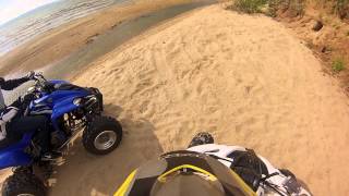 Yamaha raptor 250 and 350 [upl. by Otirecul]